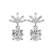 Four Prong Drop Earring DRFO1359